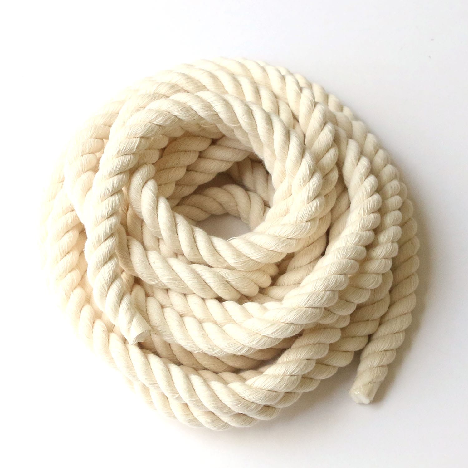 日本紐釦貿易 綿ロープ 甘打 W12mm×5m巻 生成 S3-1 (ご注文単位1巻)【直送品】