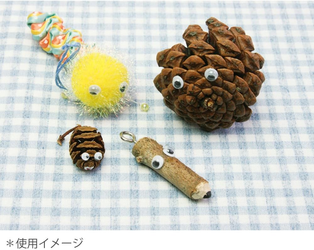 日本紐釦貿易 動眼 貼り付け 50個入り φ3mm 黒 CE100 （ご注文単位1束）【直送品】