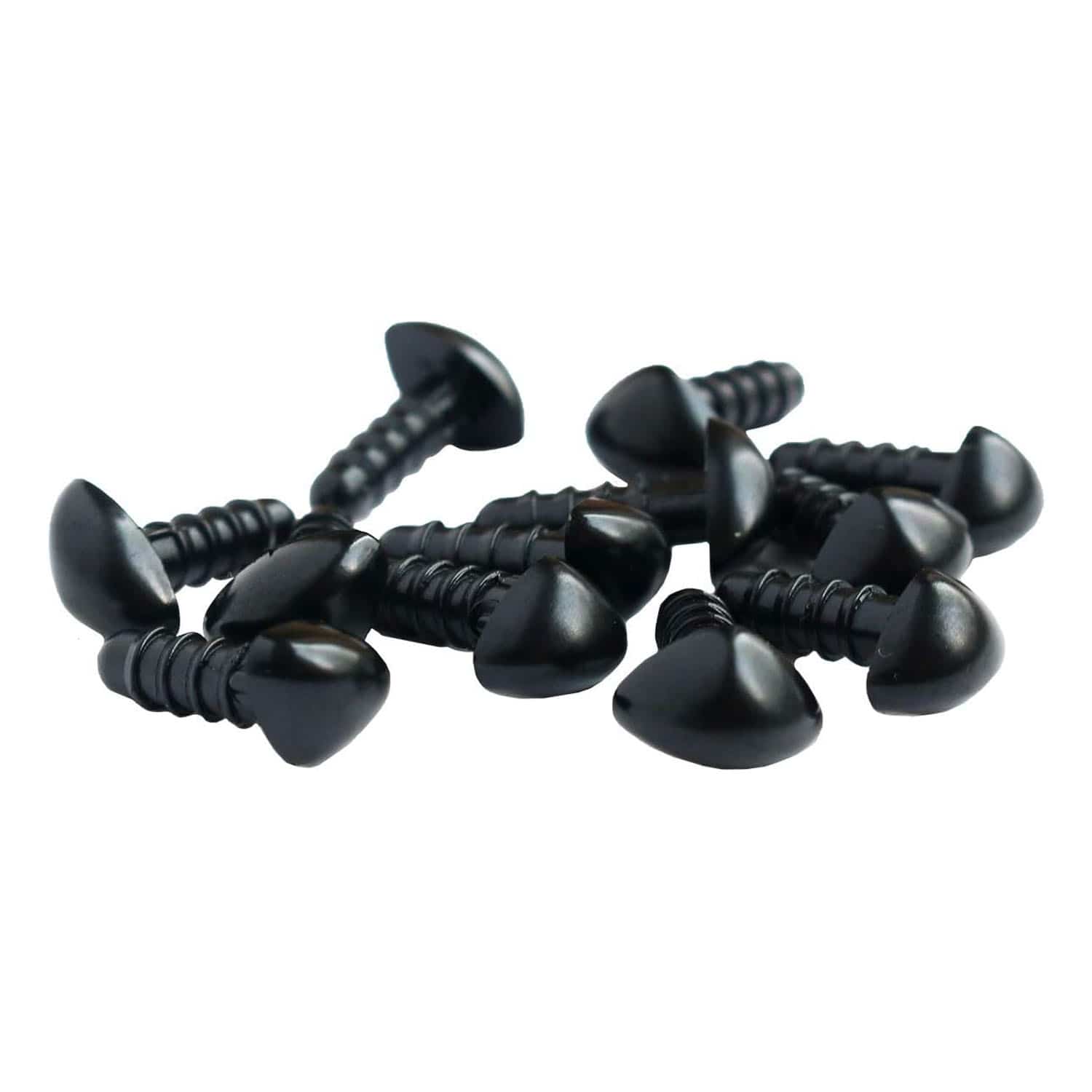 日本紐釦貿易 鼻ボタン 黒 9mm 16個入 CE150 (ご注文単位1束)【直送品】