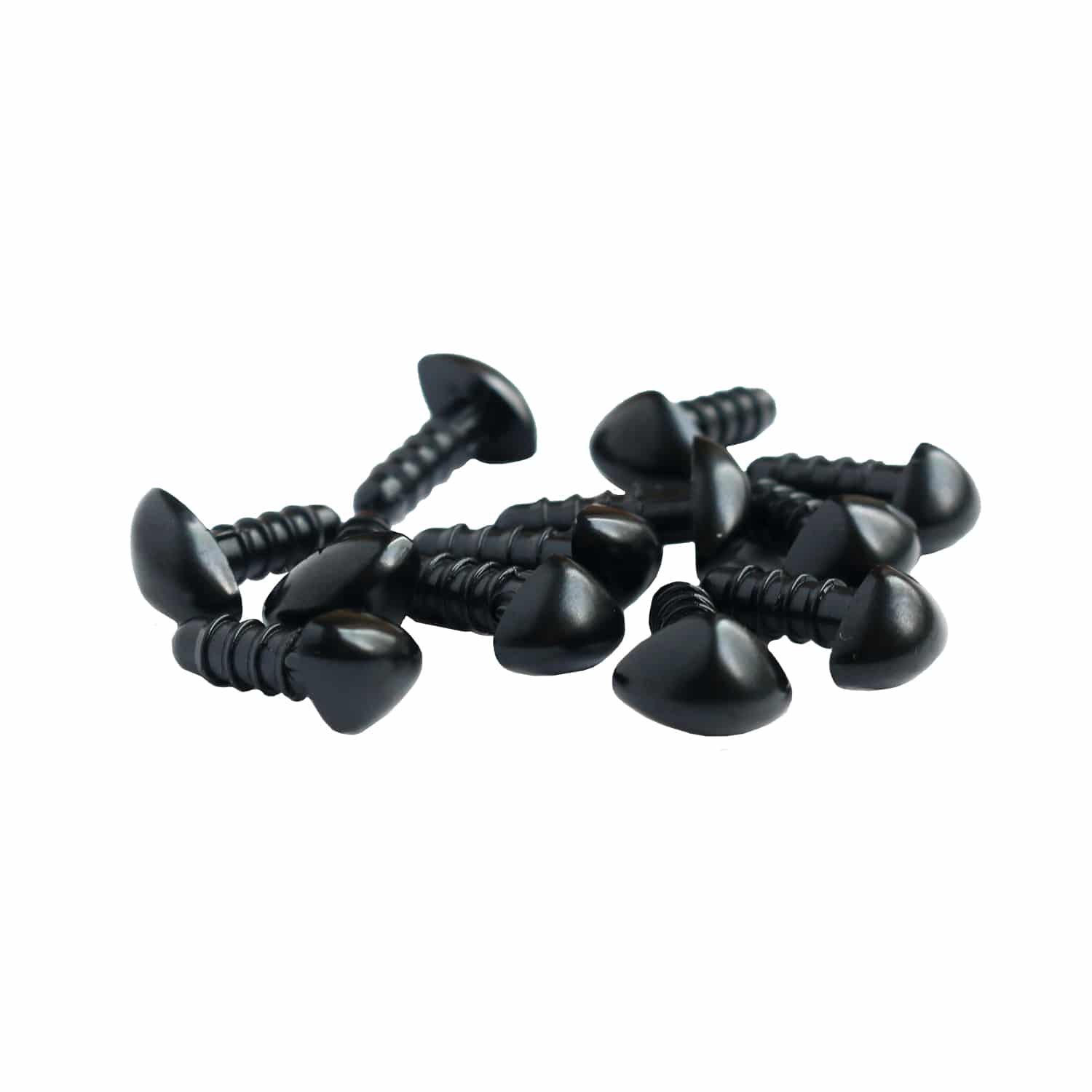 日本紐釦貿易 鼻ボタン 黒 9mm 16個入 CE150 (ご注文単位1束)【直送品】