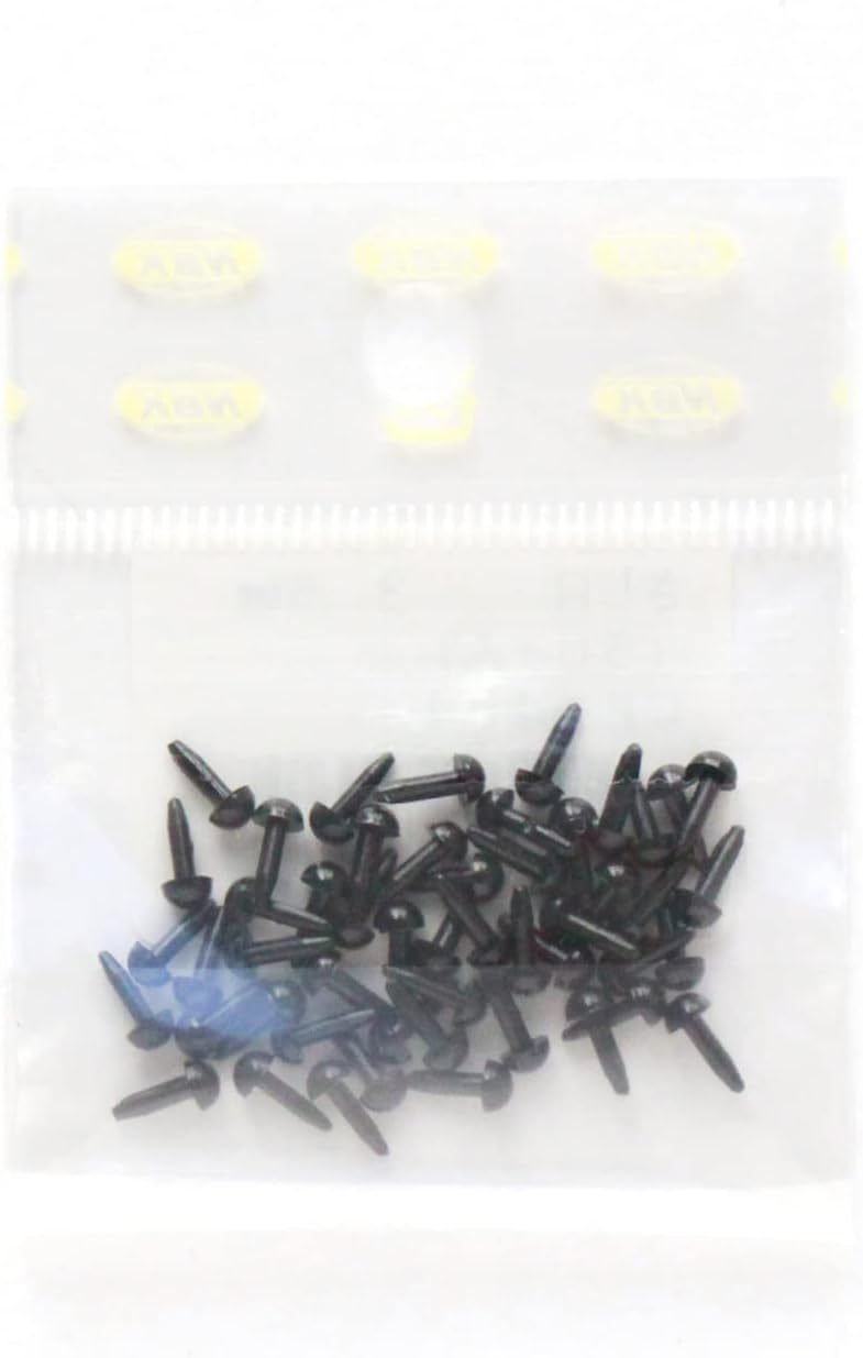 日本紐釦貿易 差し込み丸型さし目 3.5mm 50個入 CE404 （ご注文単位1束）【直送品】