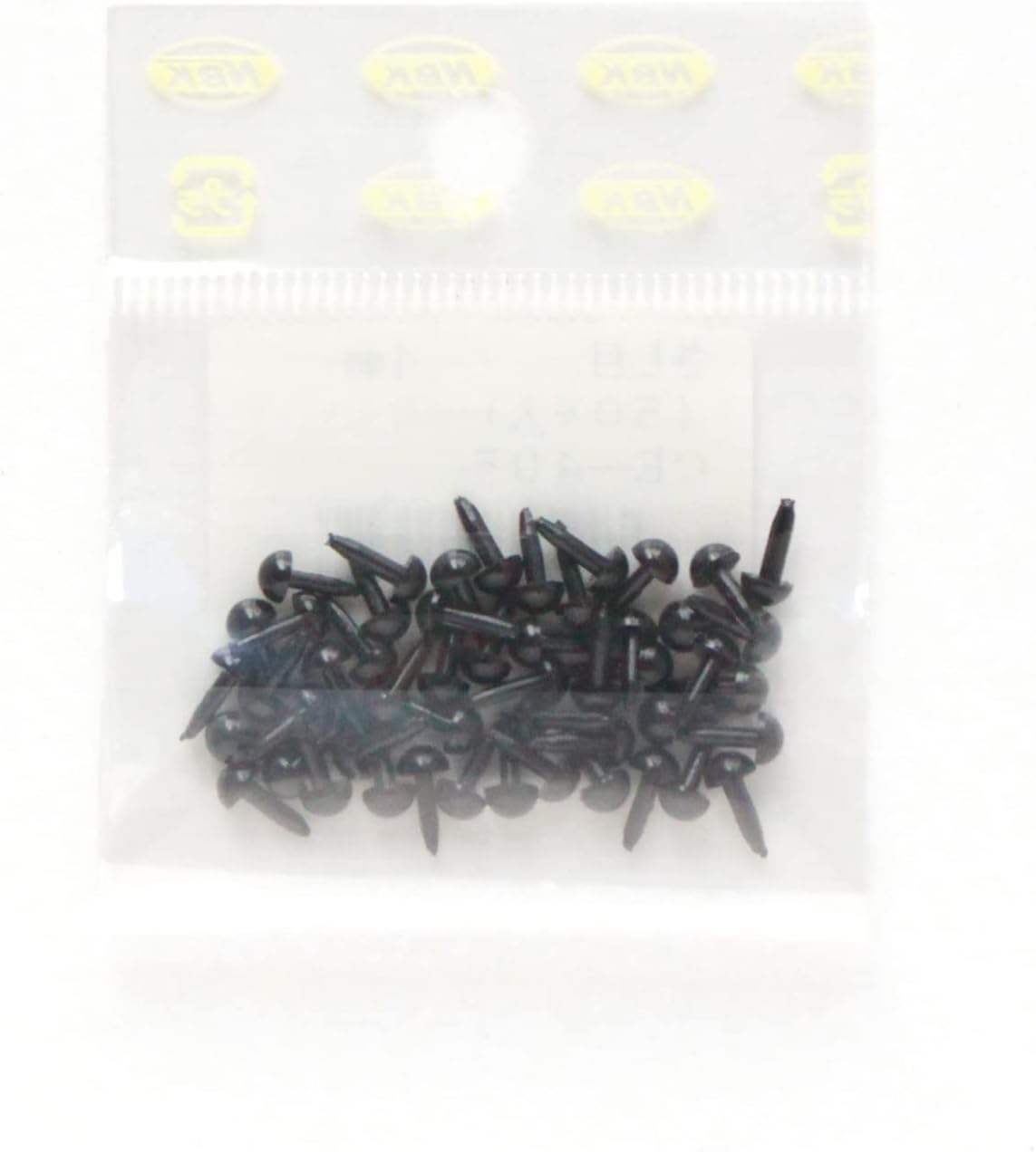 日本紐釦貿易 差し込み丸型さし目 4mm 50個入 CE405 （ご注文単位1束）【直送品】