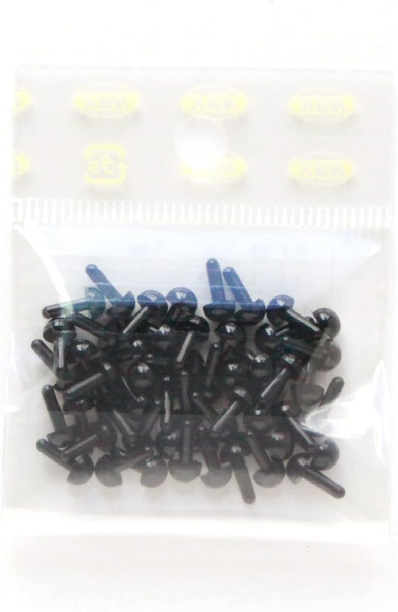 日本紐釦貿易 差し込み丸型さし目 5mm 50個入 CE407 （ご注文単位1束）【直送品】