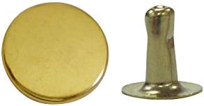 日本紐釦貿易 片面カシメ 特小サイズ 4.5×6mm 100個 キリンス F3-21 （ご注文単位1束）【直送品】