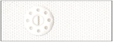 日本紐釦貿易 テーピースナッパー 10m巻 白 F12-701-10 （ご注文単位1束）【直送品】