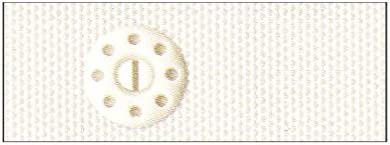 日本紐釦貿易 テーピースナッパー 10m巻 アイボリー F12-704-10 （ご注文単位1束）【直送品】