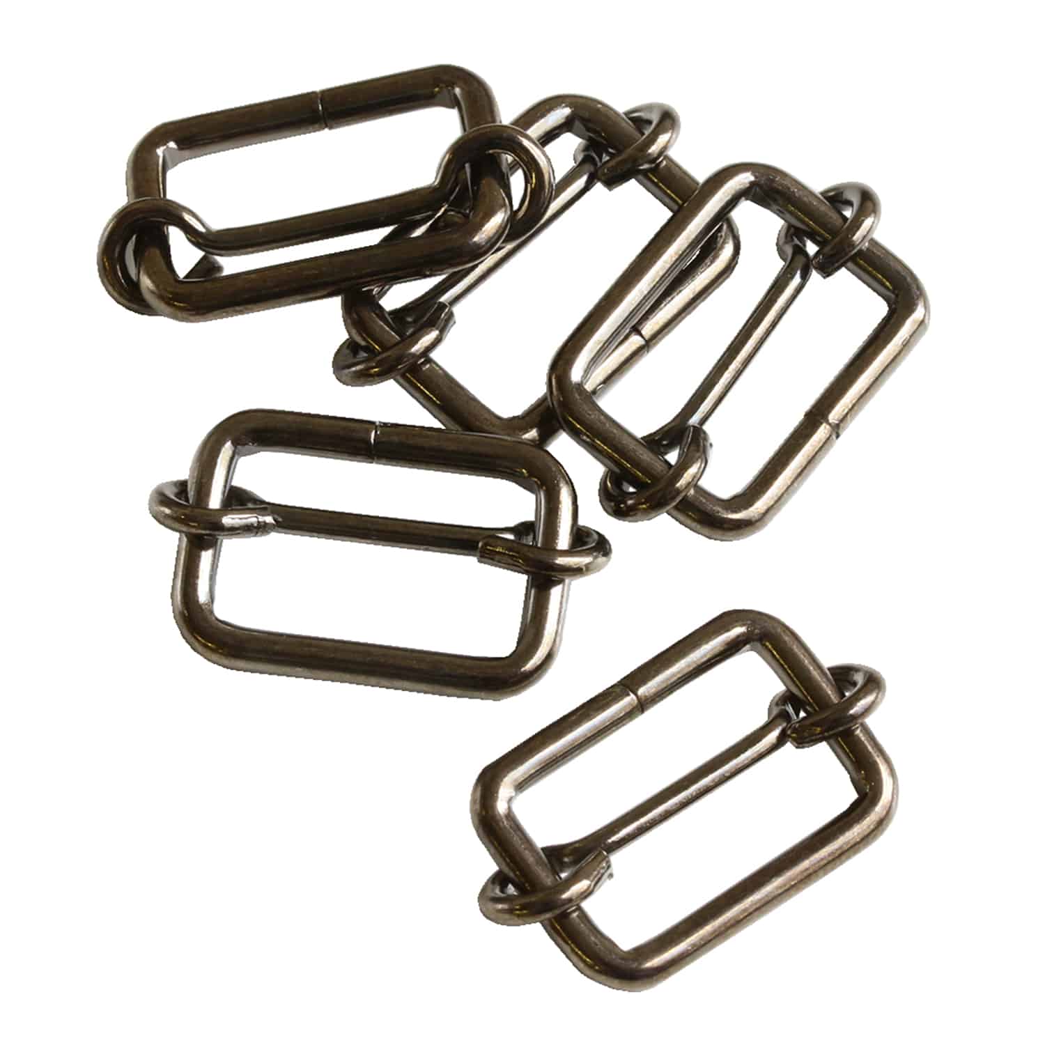 日本紐釦貿易 移動カン（リュックカン） 幅15mm 30個入 ブラックニッケル S24-3 （ご注文単位1束）【直送品】