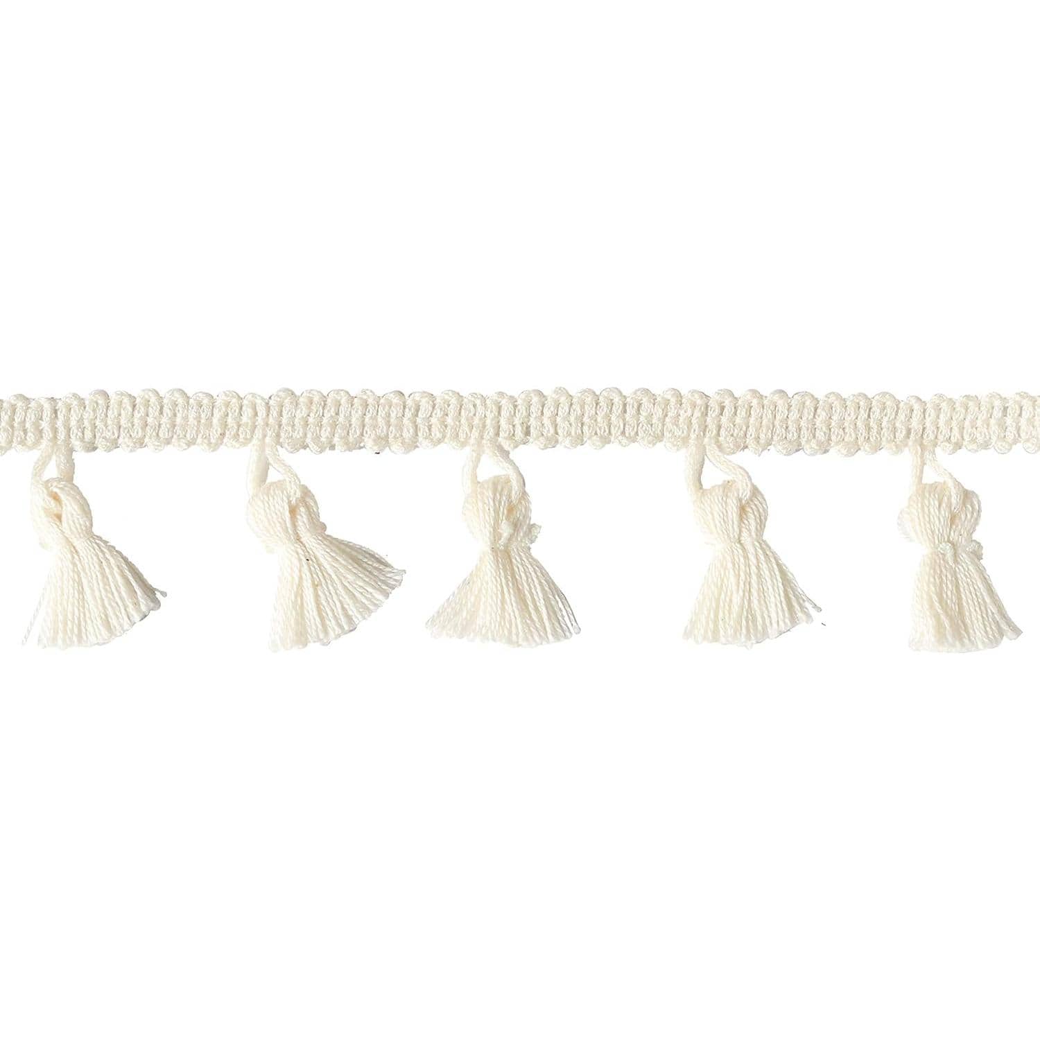 日本紐釦貿易 タッセルフリンジブレード 生成 巾30mm 1m巻 DAI117-1358-000 （ご注文単位1巻）【直送品】