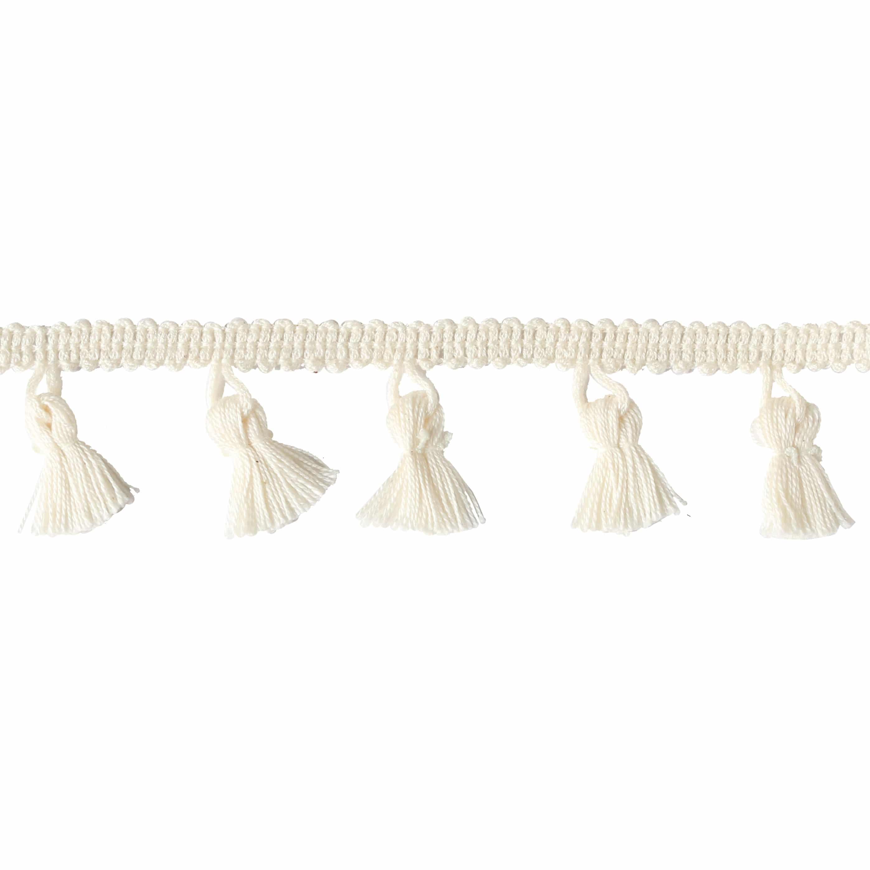 日本紐釦貿易 タッセルフリンジブレード 生成 巾30mm 1m巻 DAI117-1358-000 （ご注文単位1巻）【直送品】