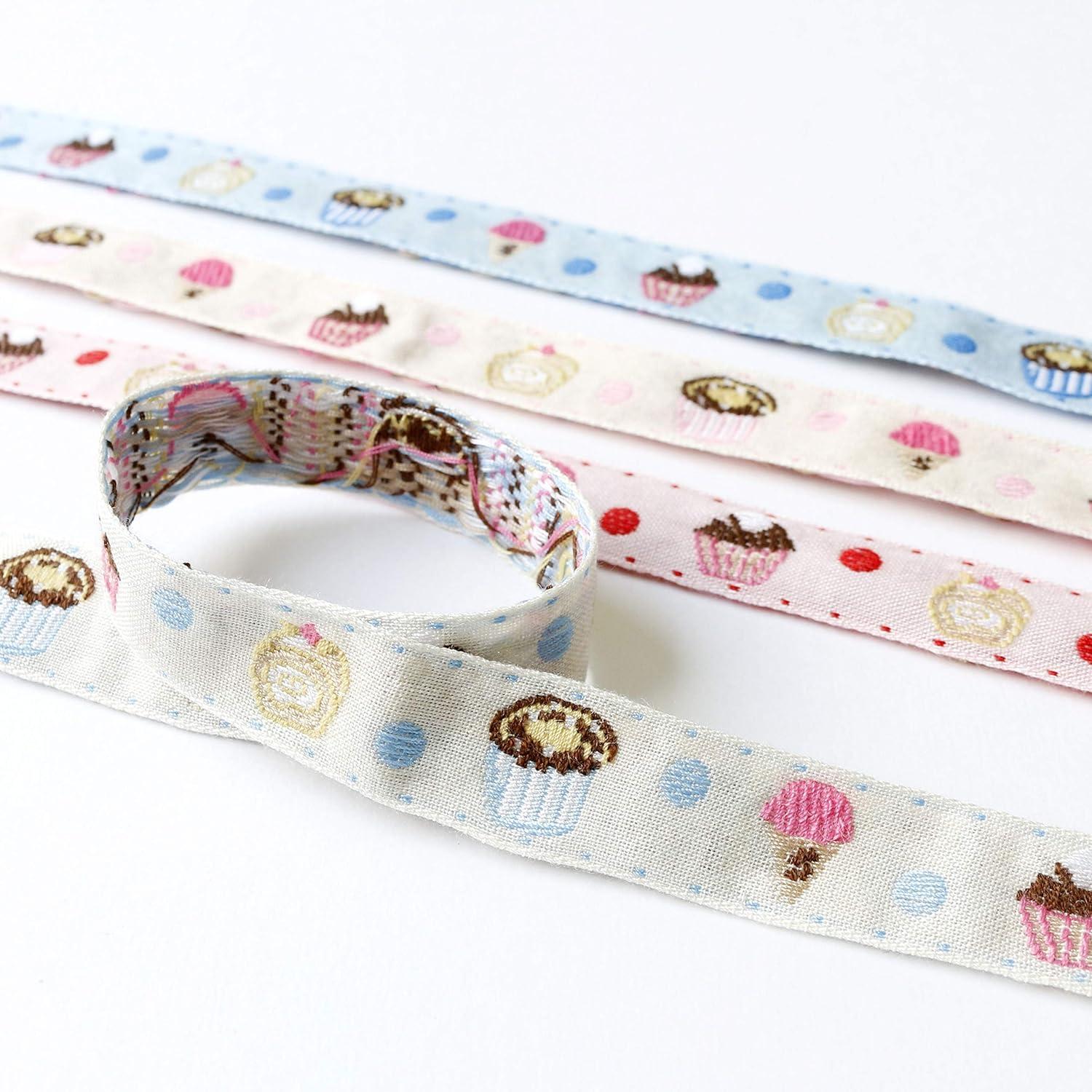 日本紐釦貿易 チロルテープ スイーツ 5m巻 巾約18mm DAI144-39-152-5M (ご注文単位1巻)【直送品】
