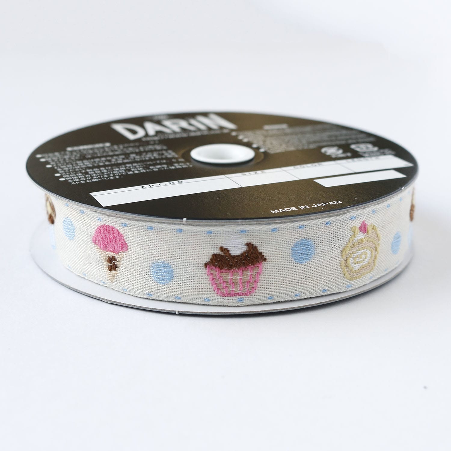 日本紐釦貿易 チロルテープ スイーツ 5m巻 巾約18mm DAI144-39-152-5M (ご注文単位1巻)【直送品】