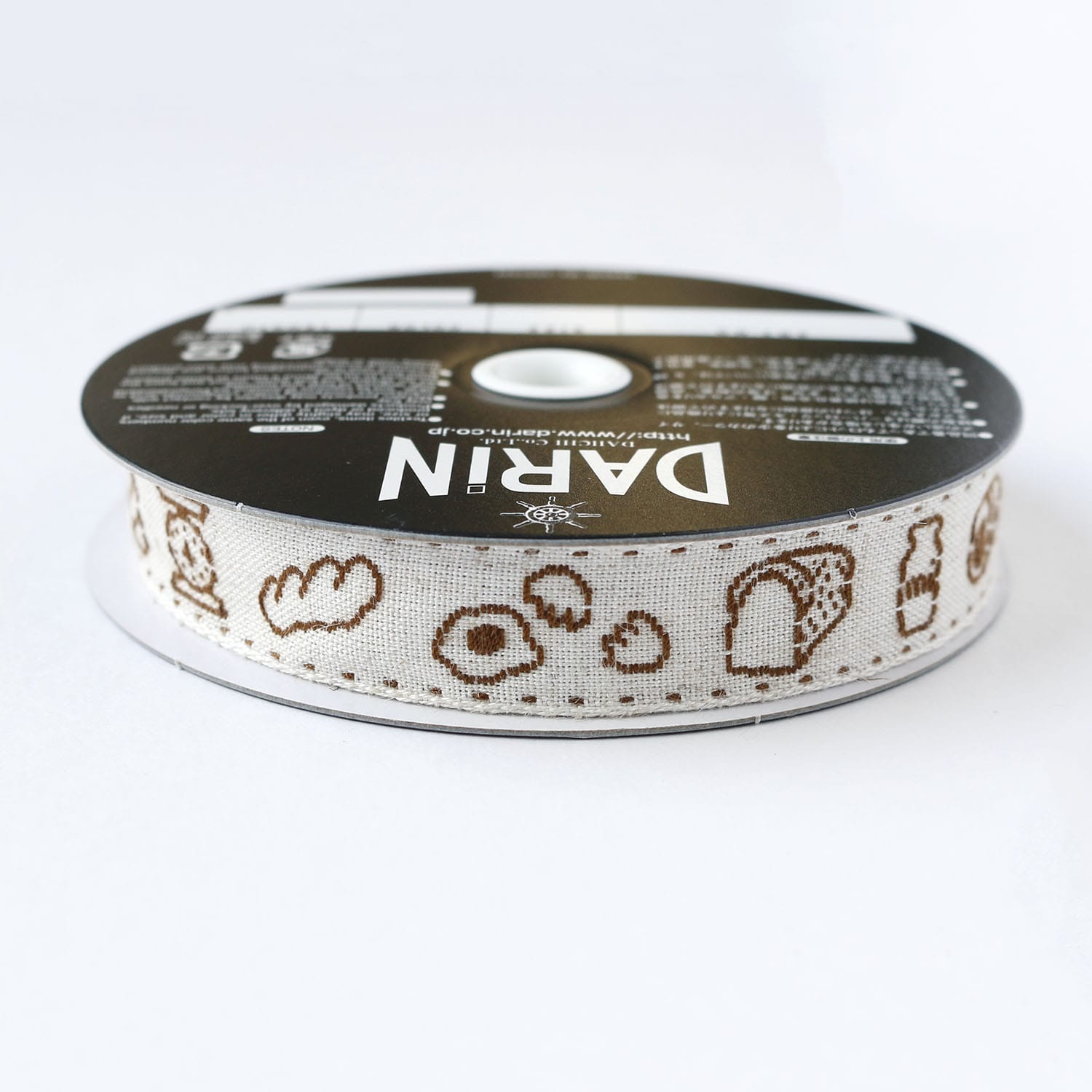 日本紐釦貿易 チロルテープ パン 5m巻 巾約17mm DAI144-40-45-5M （ご注文単位1巻）【直送品】