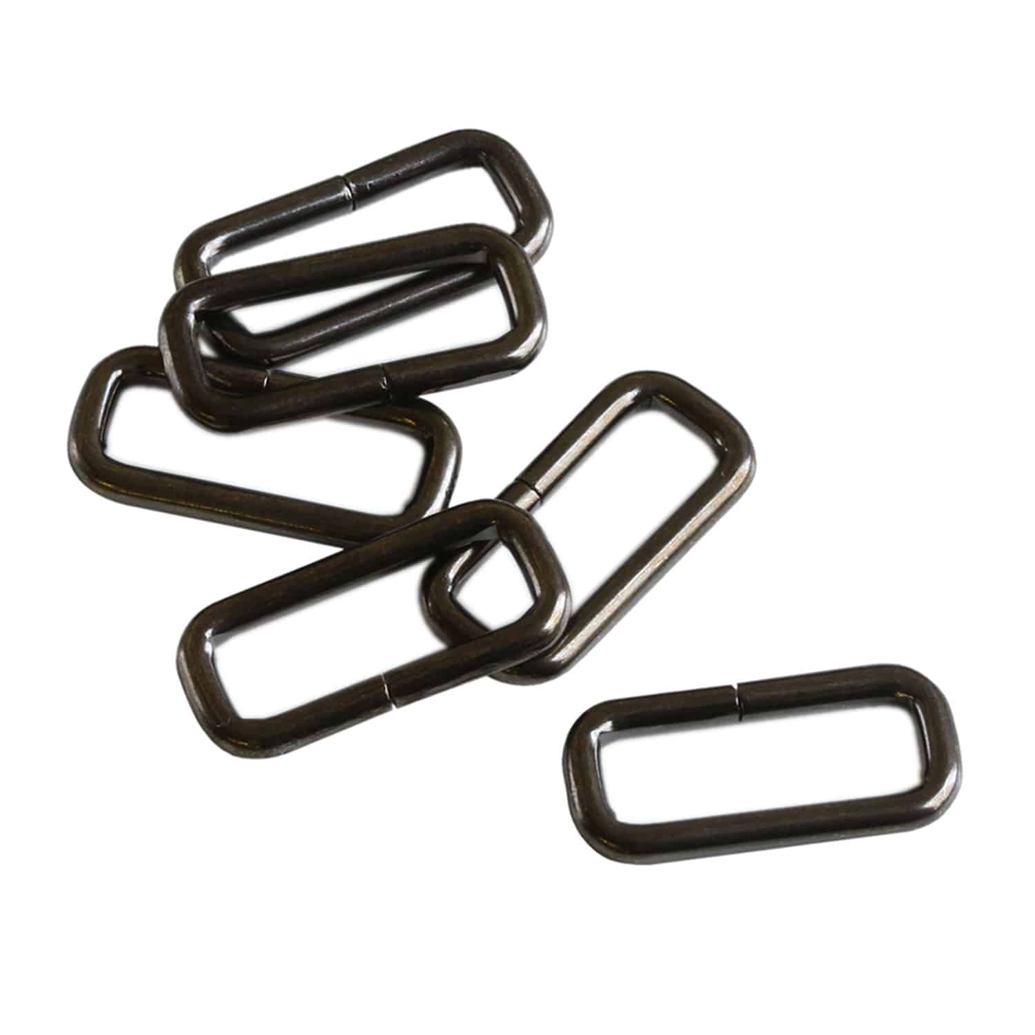 日本紐釦貿易 角カン 幅15mm 30個入 ブラックニッケル S23-3 (ご注文単位1束)【直送品】