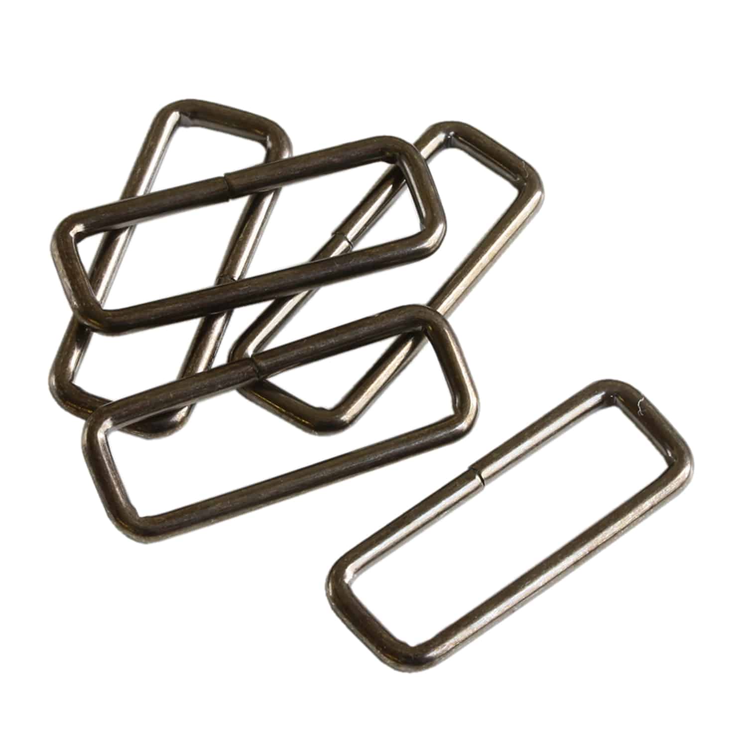 日本紐釦貿易 角カン 幅25mm 30個入 ブラックニッケル S23-15 (ご注文単位1束)【直送品】