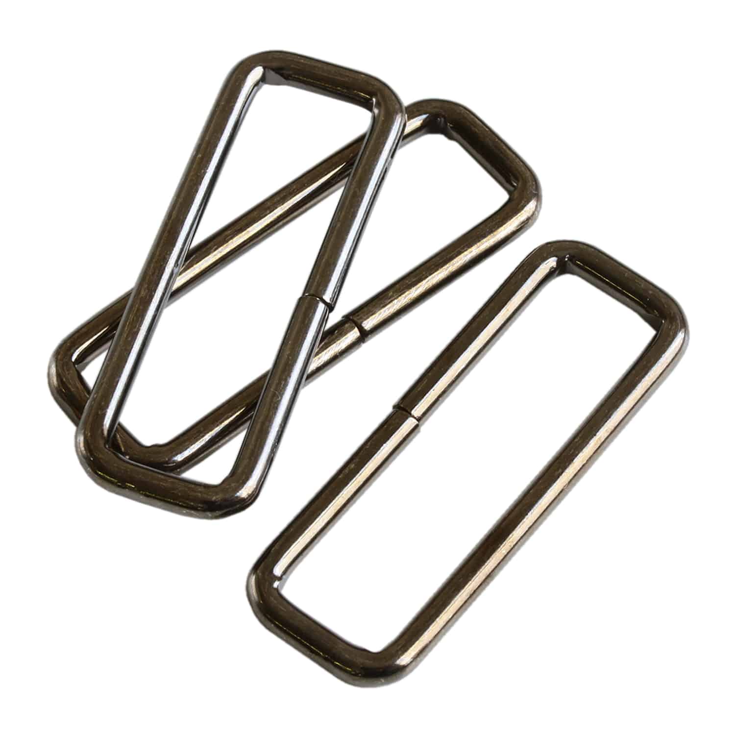 日本紐釦貿易 角カン 幅40mm 30個入 ブラックニッケル S23-27 (ご注文単位1束)【直送品】