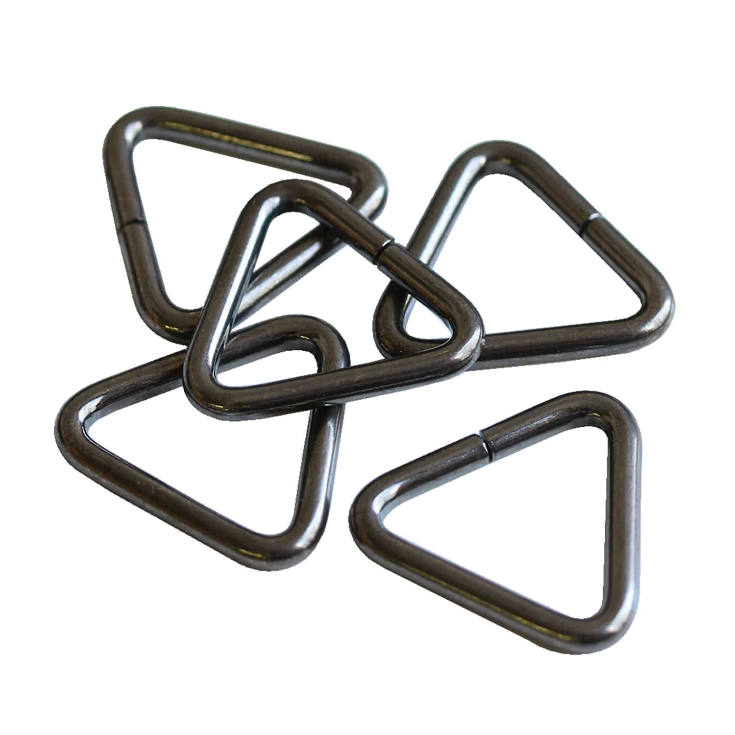 日本紐釦貿易 三角カン 21mm 30個入 ブラックニッケル S25-3 (ご注文単位1束)【直送品】