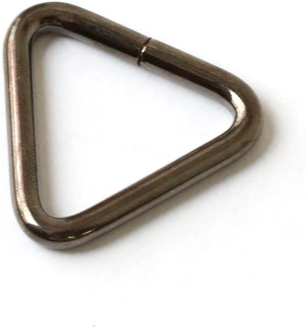 日本紐釦貿易 三角カン 21mm 30個入 ブラックニッケル S25-3 (ご注文単位1束)【直送品】