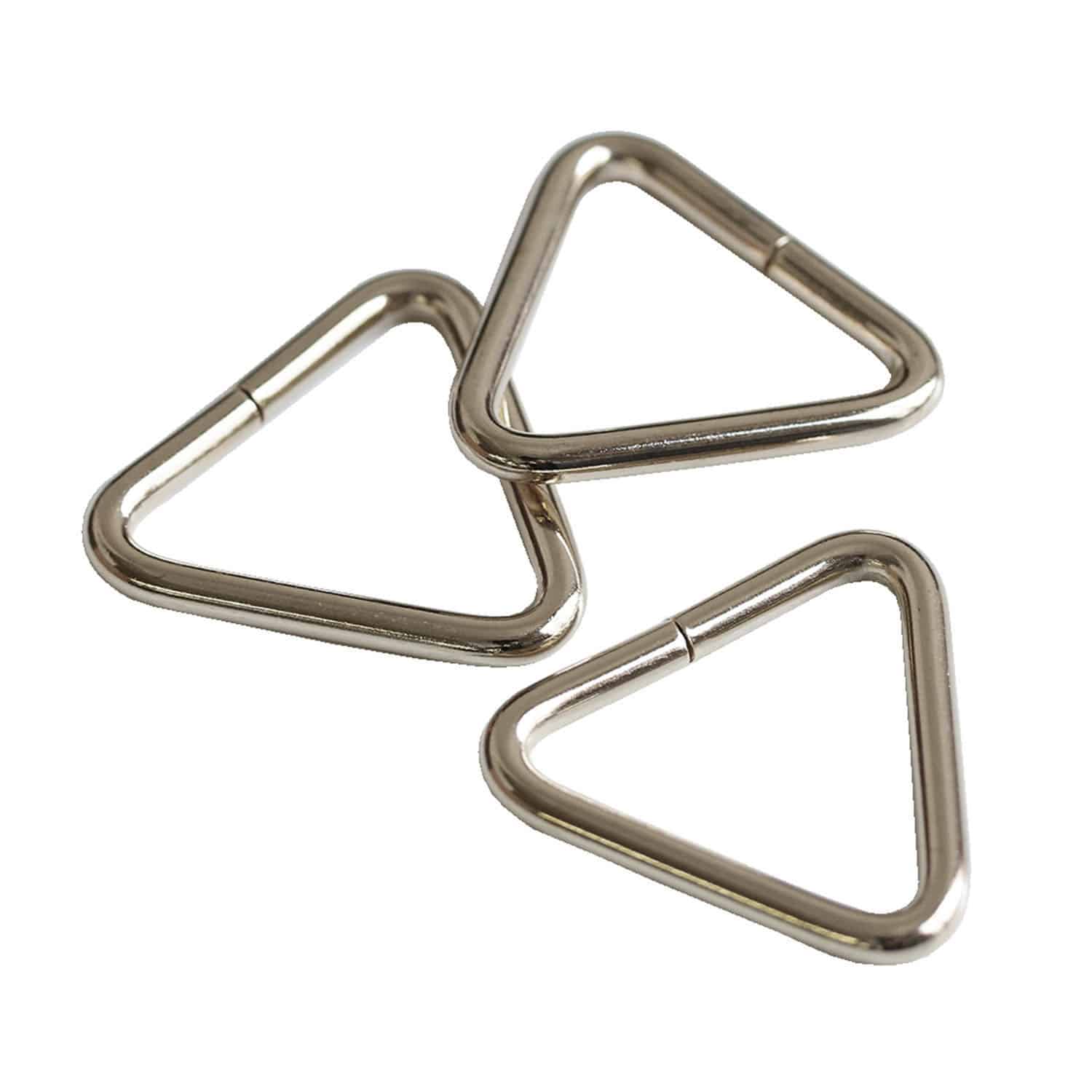 日本紐釦貿易 三角カン 21mm 30個入 ニッケル S25-4 (ご注文単位1束)【直送品】