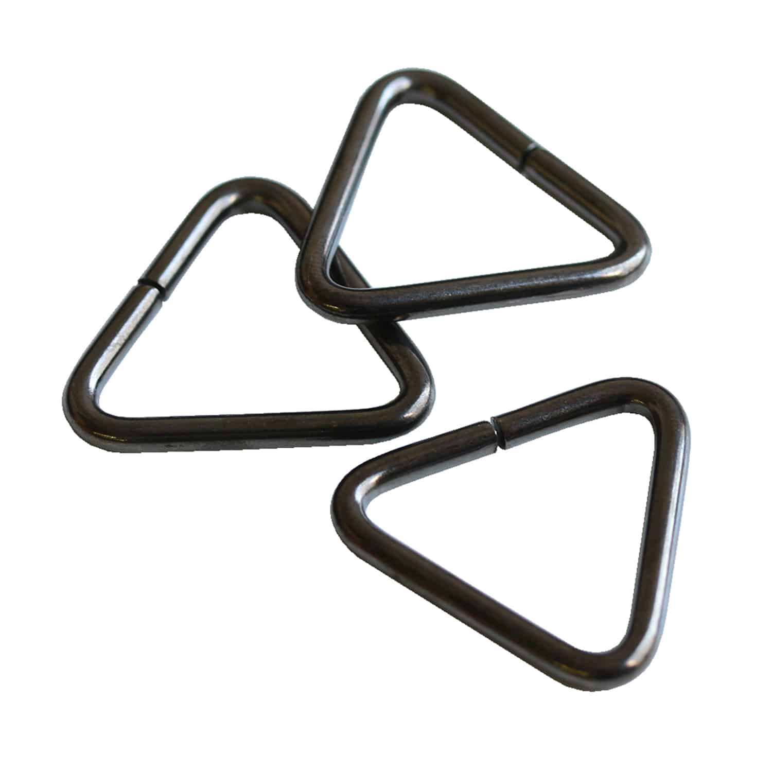 日本紐釦貿易 三角カン 21mm 30個入 ブラックニッケル S25-6 (ご注文単位1束)【直送品】