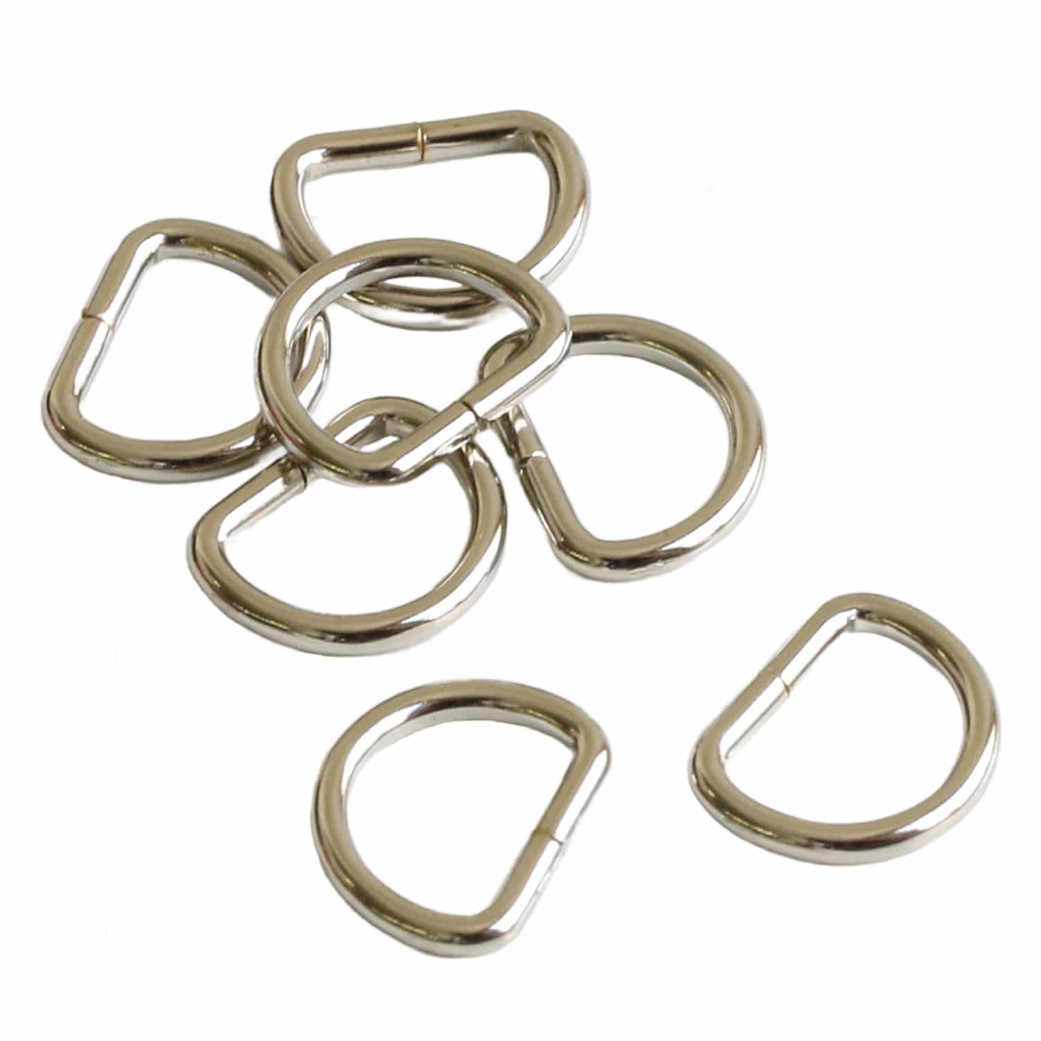 日本紐釦貿易 Dカン 幅10mm 30個入 ニッケル S22-1 （ご注文単位1束）【直送品】