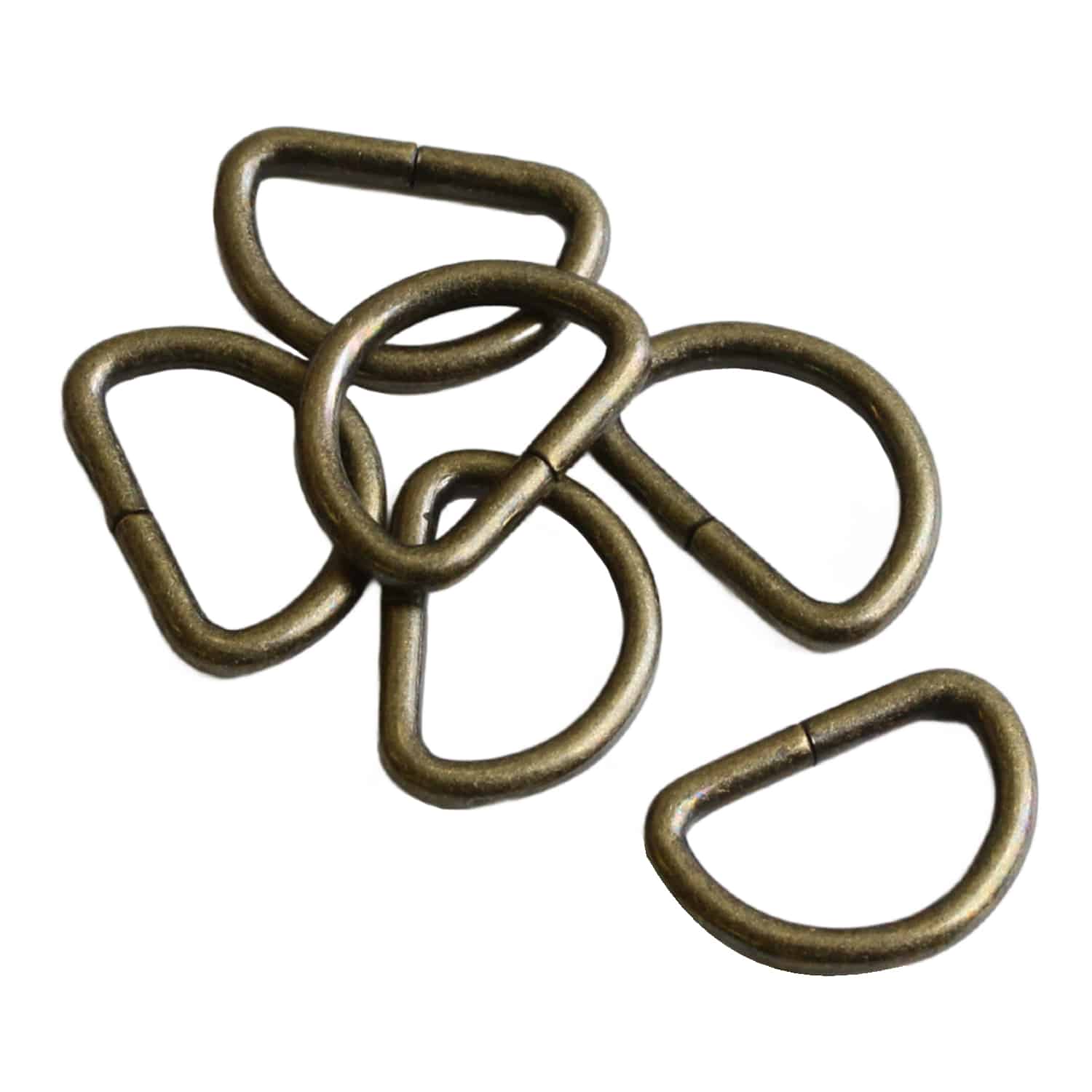 日本紐釦貿易 Dカン 幅12mm 30個入 アンティークゴールド S22-8 （ご注文単位1束）【直送品】