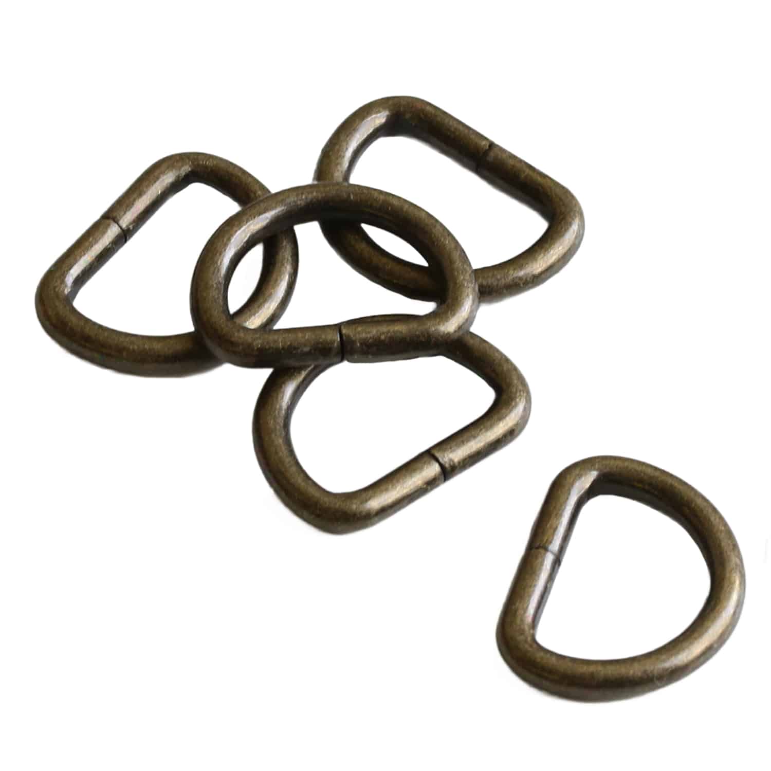 日本紐釦貿易 Dカン 幅15mm 30個入 アンティークゴールド S22-12 （ご注文単位1束）【直送品】