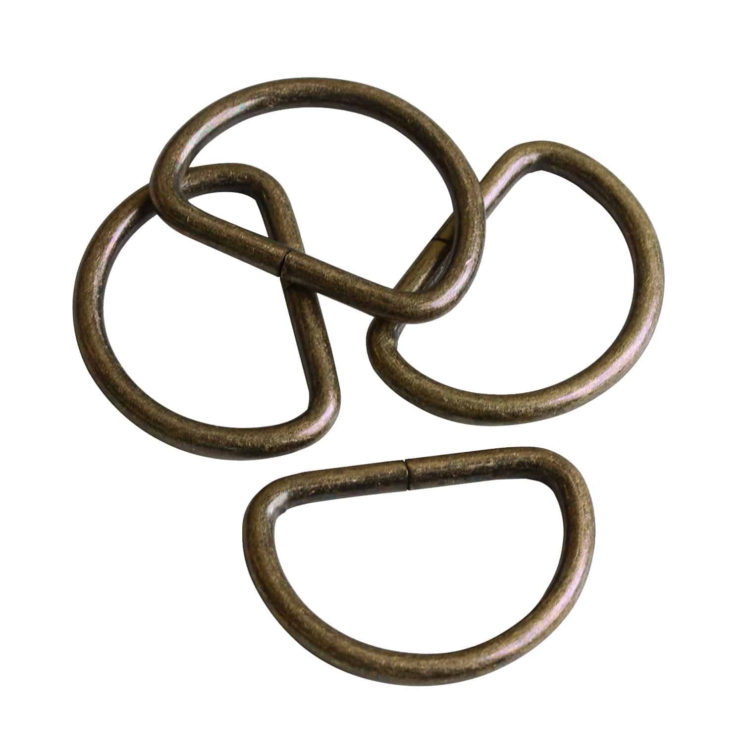 日本紐釦貿易 Dカン 幅25mm 30個入 アンティークゴールド S22-24 （ご注文単位1束）【直送品】