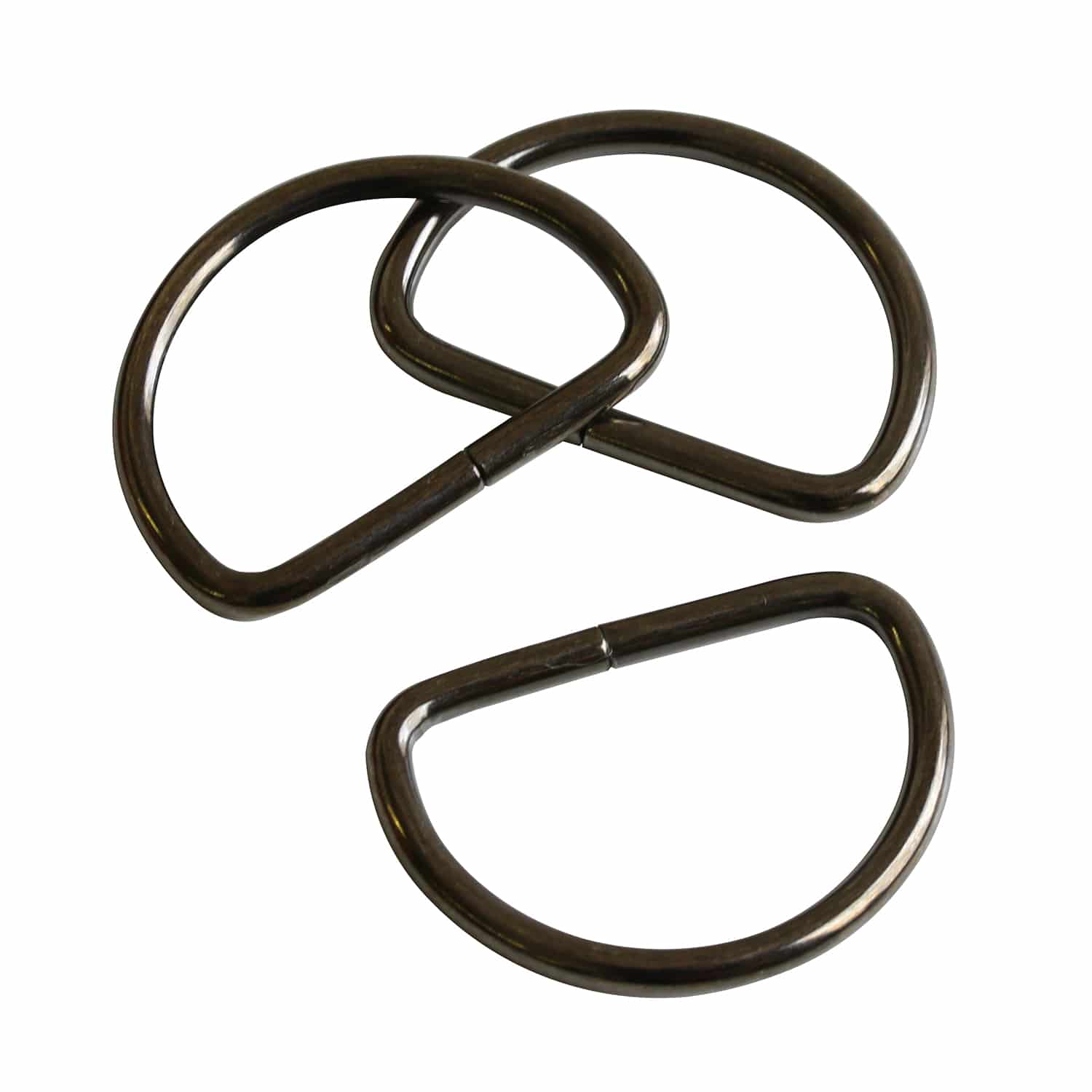 日本紐釦貿易 Dカン 幅30mm 30個入 ブラックニッケル S22-27 （ご注文単位1束）【直送品】