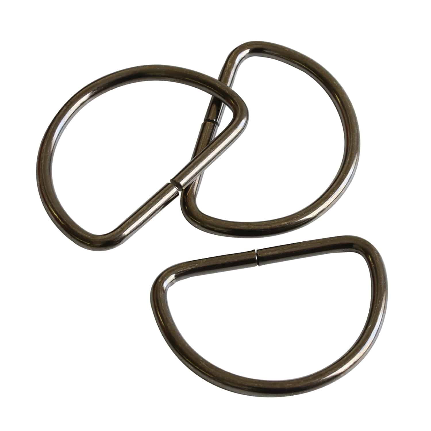 日本紐釦貿易 Dカン 幅35mm 30個入 ブラックニッケル S22-31 （ご注文単位1束）【直送品】