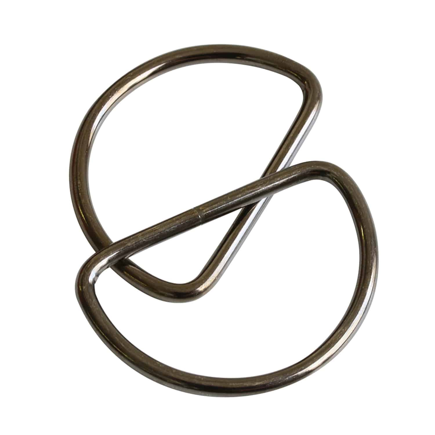 日本紐釦貿易 Dカン 幅40mm 30個入 ブラックニッケル S22-35 （ご注文単位1束）【直送品】