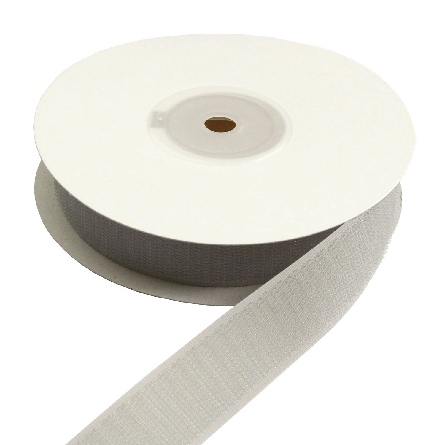 日本紐釦貿易 Y.K.K ベルクロ面ファスナー 縫い付けタイプ 巾25mm 徳用5m巻 A(フック) 1958グレー （ご注文単位1巻）【直送品】