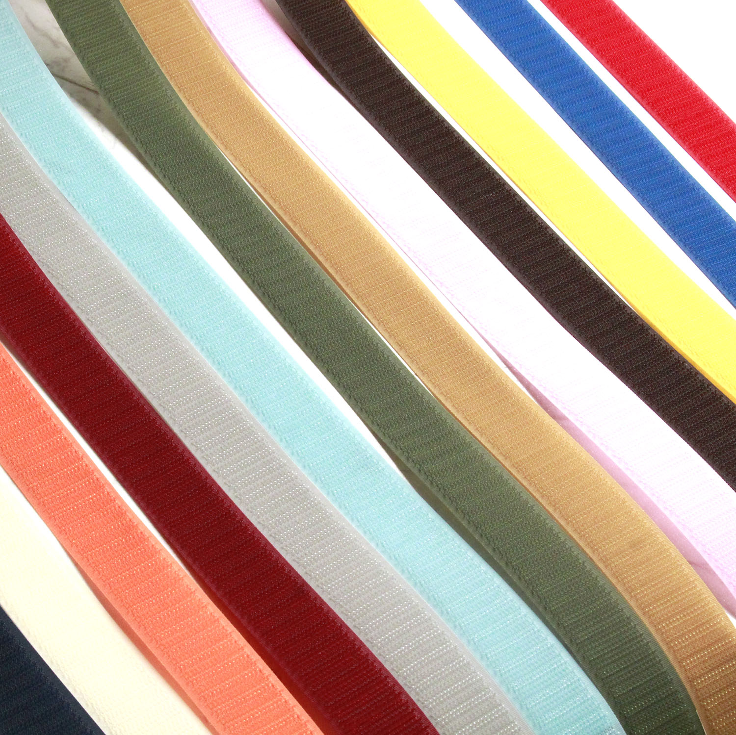 日本紐釦貿易 Y.K.K ベルクロ面ファスナー 縫い付けタイプ 巾25mm 徳用5m巻 A(フック) 1070ワイン （ご注文単位1巻）【直送品】