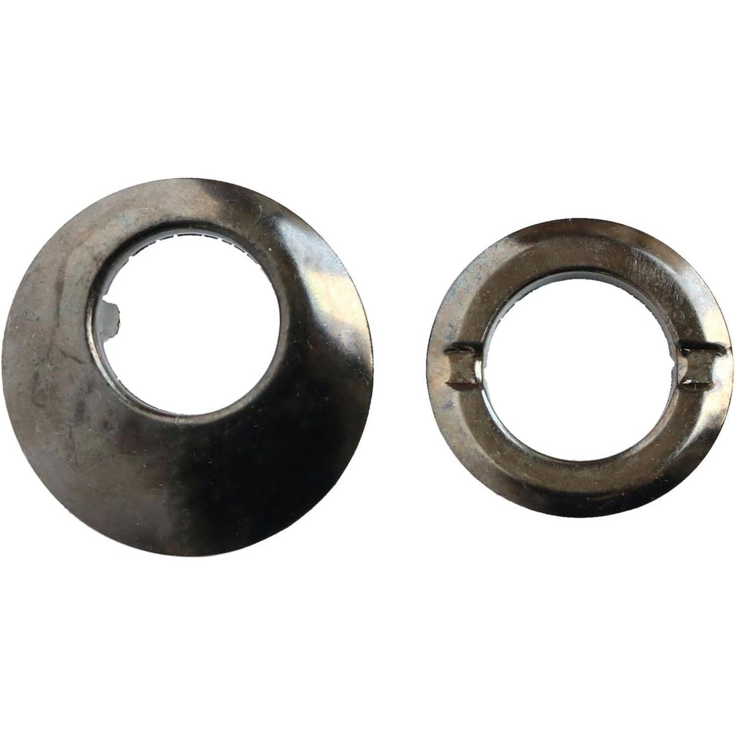 日本紐釦貿易 ツメ式ハトメ 三日月 ブラックニッケル φ40mm 2組入 F5-453 （ご注文単位1束）【直送品】