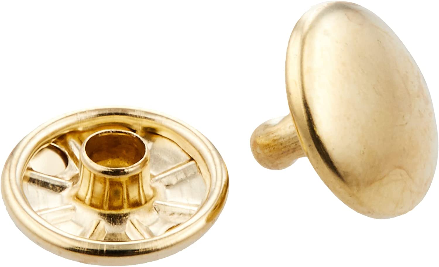 日本紐釦貿易 両面カシメ 特大サイズ シルバー φ13mm 30個入 F3-15-30 （ご注文単位1束）【直送品】