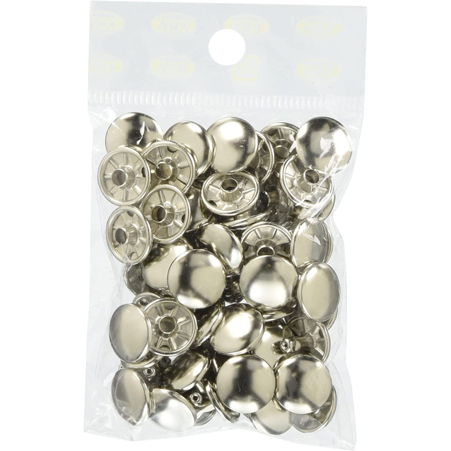 日本紐釦貿易 両面カシメ 特大サイズ シルバー φ13mm 30個入 F3-15-30 （ご注文単位1束）【直送品】