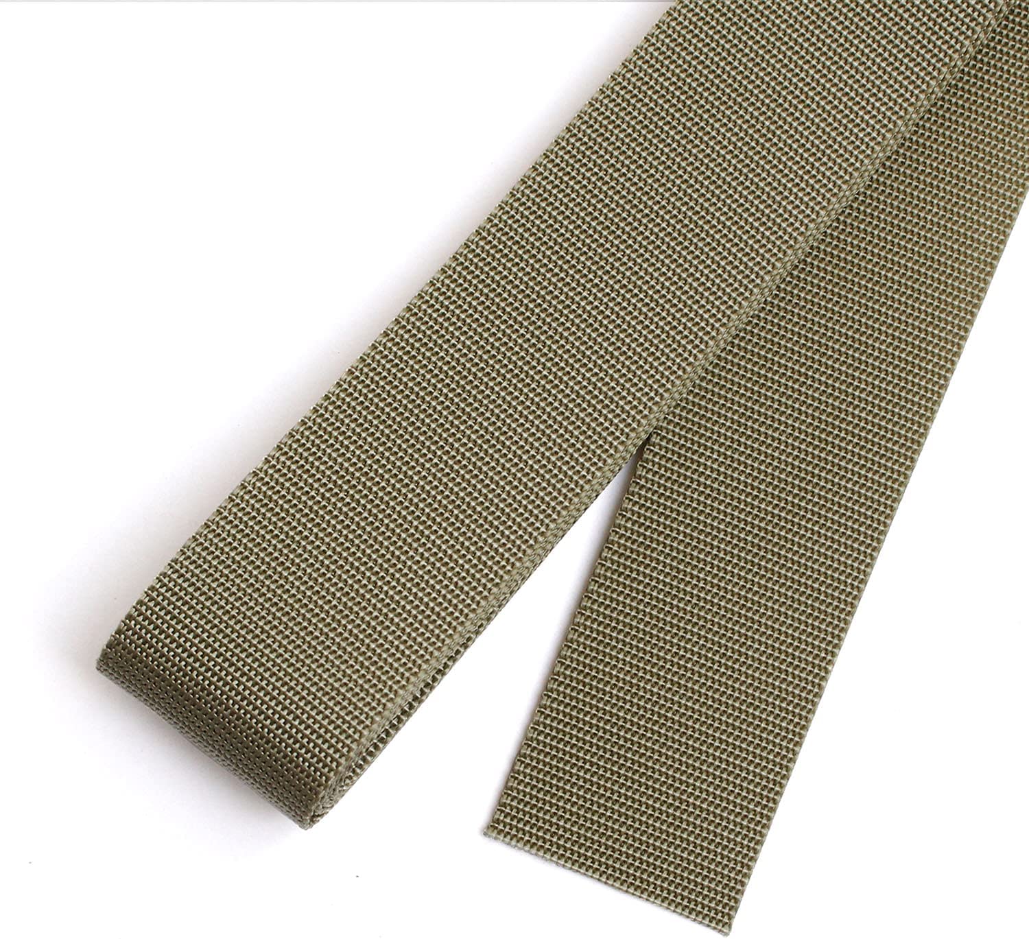 日本紐釦貿易 薄手アミーテープ 38mm巾 2.4mカット グレーグリーン AMT38-387-103 （ご注文単位1巻）【直送品】