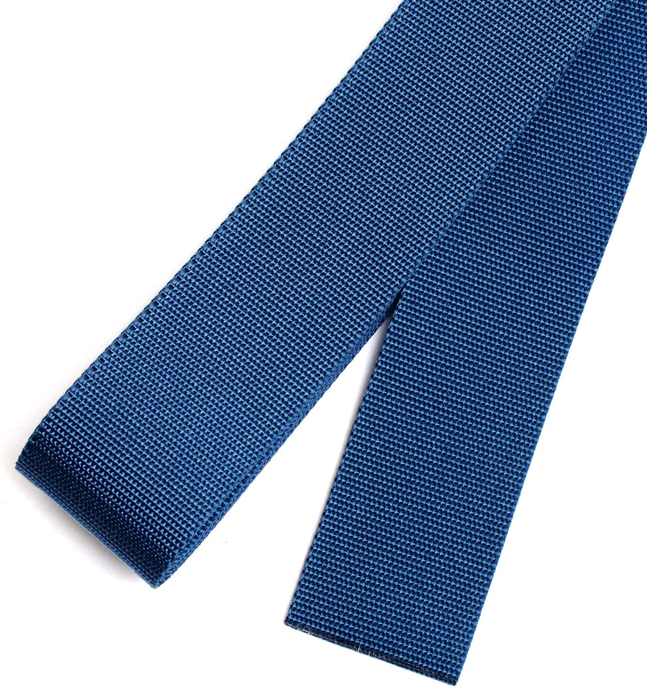 日本紐釦貿易 薄手アミーテープ 38mm巾 2.4mカット アイアンブルー AMT38-387-105 (ご注文単位1巻)【直送品】