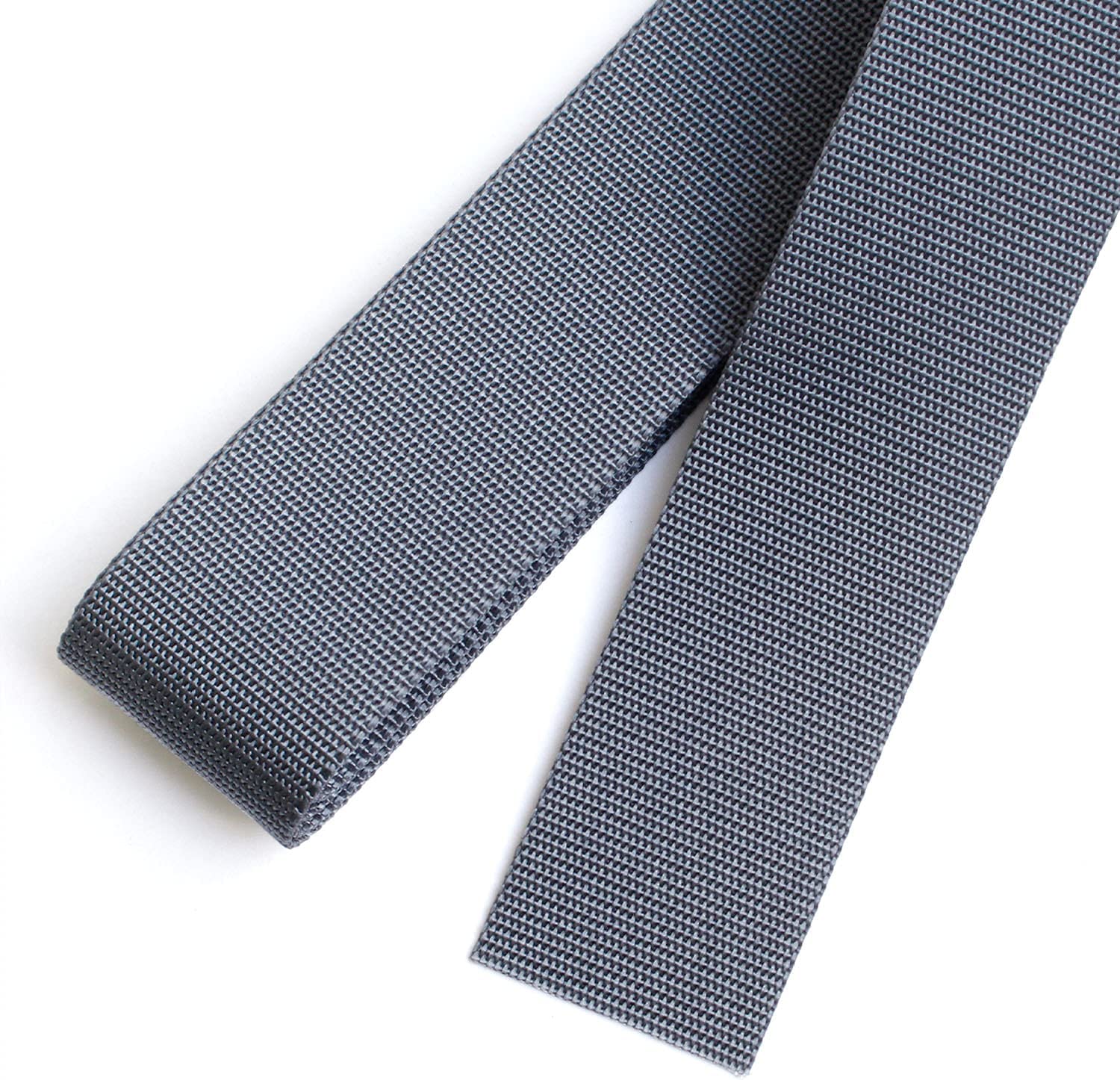 日本紐釦貿易 薄手アミーテープ 38mm巾 2.4mカット グレー AMT38-387-16 （ご注文単位1巻）【直送品】