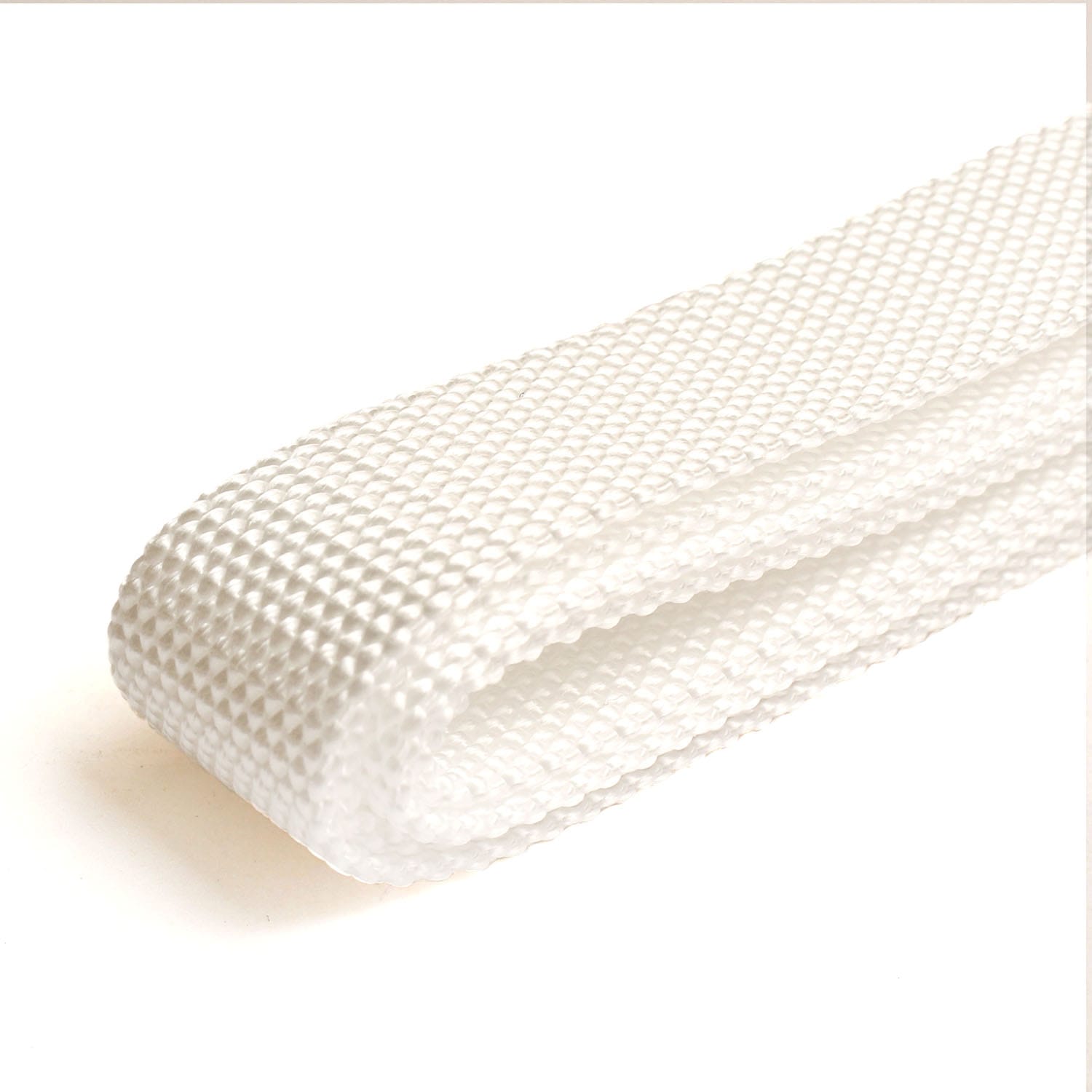 日本紐釦貿易 カラフルポリテープ 25㎜巾 1.6m ツヤあり白 MHP25-387-1 （ご注文単位1巻）【直送品】