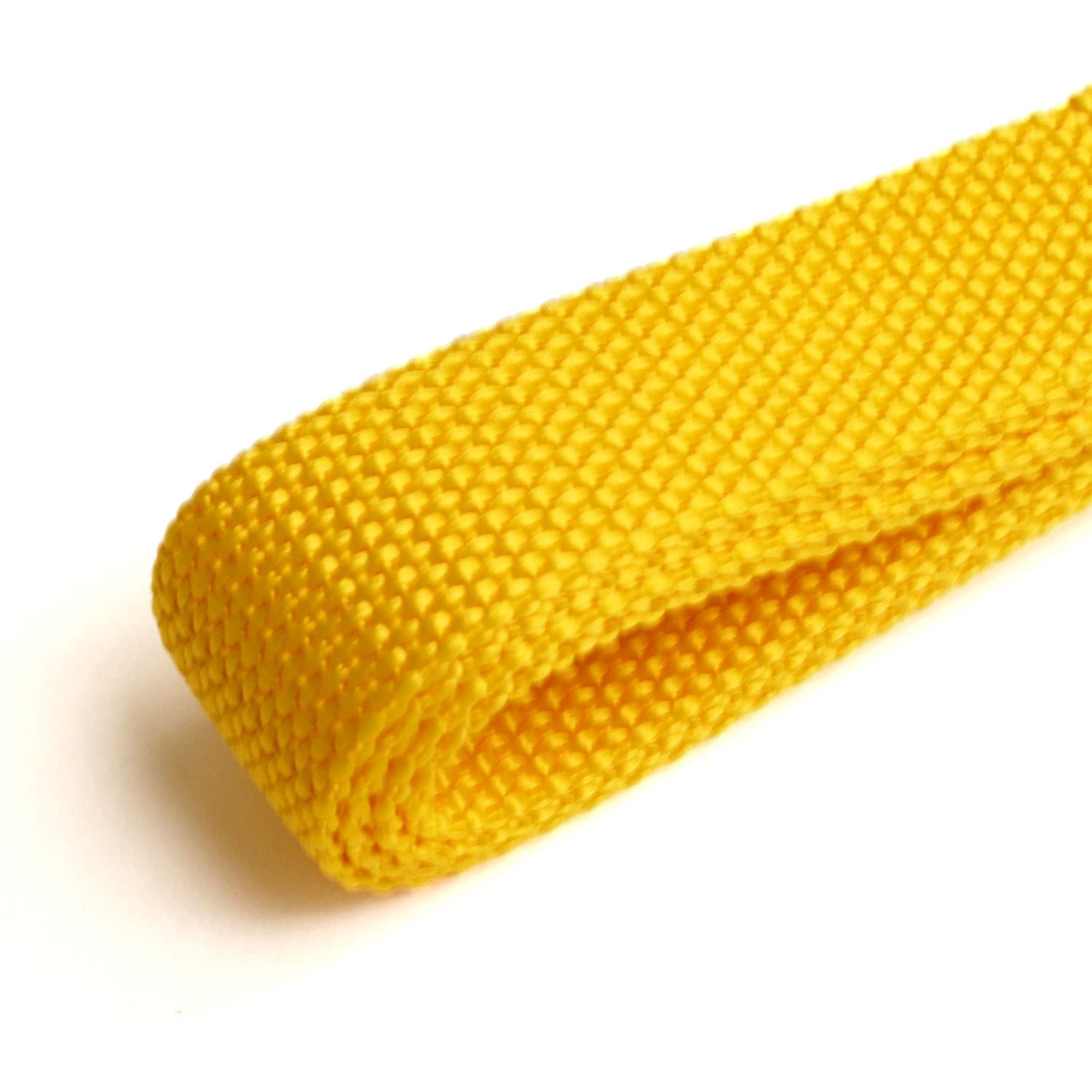 日本紐釦貿易 カラフルポリテープ 25㎜巾 イエロー 1.6m MHP25-387-3 （ご注文単位1巻）【直送品】