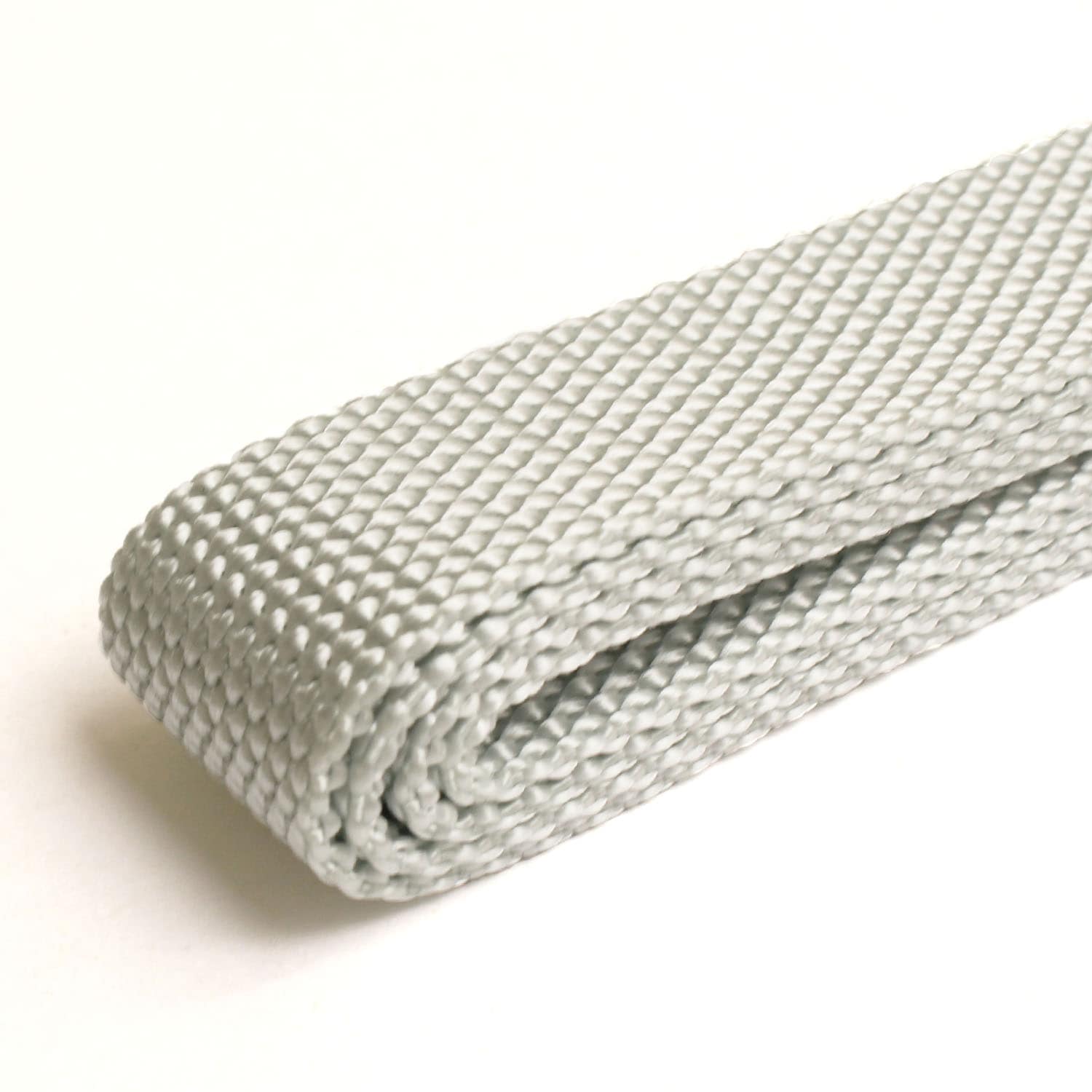 日本紐釦貿易 カラフルポリテープ 25㎜巾 1.6m ホワイトグレー MHP25-387-31 （ご注文単位1巻）【直送品】