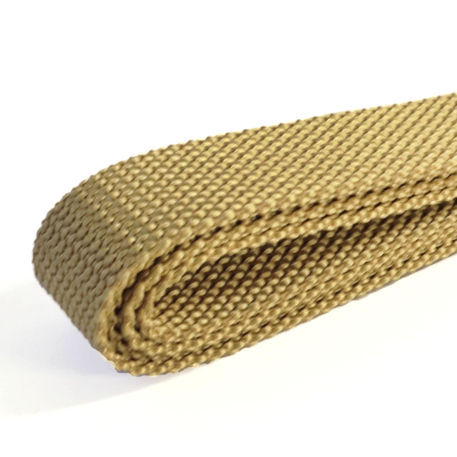 日本紐釦貿易 カラフルポリテープ 25㎜巾 1.6m ベージュ MHP25-387-6 （ご注文単位1巻）【直送品】