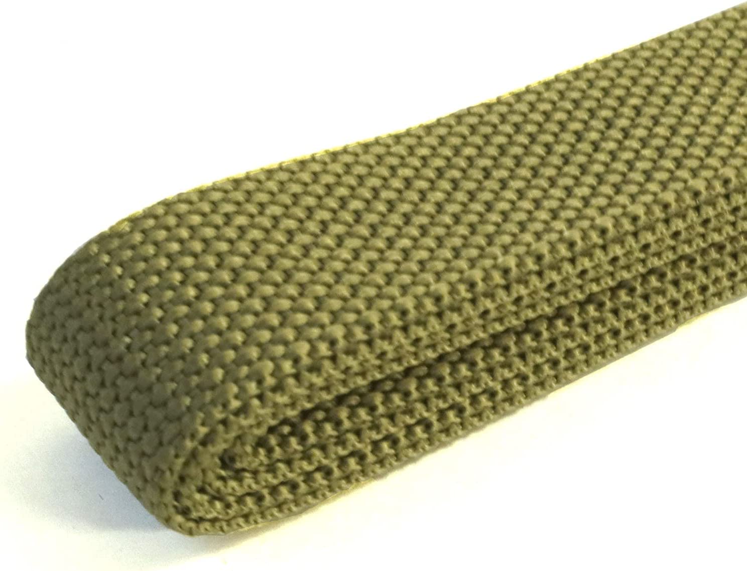 日本紐釦貿易 カラフルポリテープ 30㎜巾 2.4m カーキ MHP30-387-45 （ご注文単位1巻）【直送品】