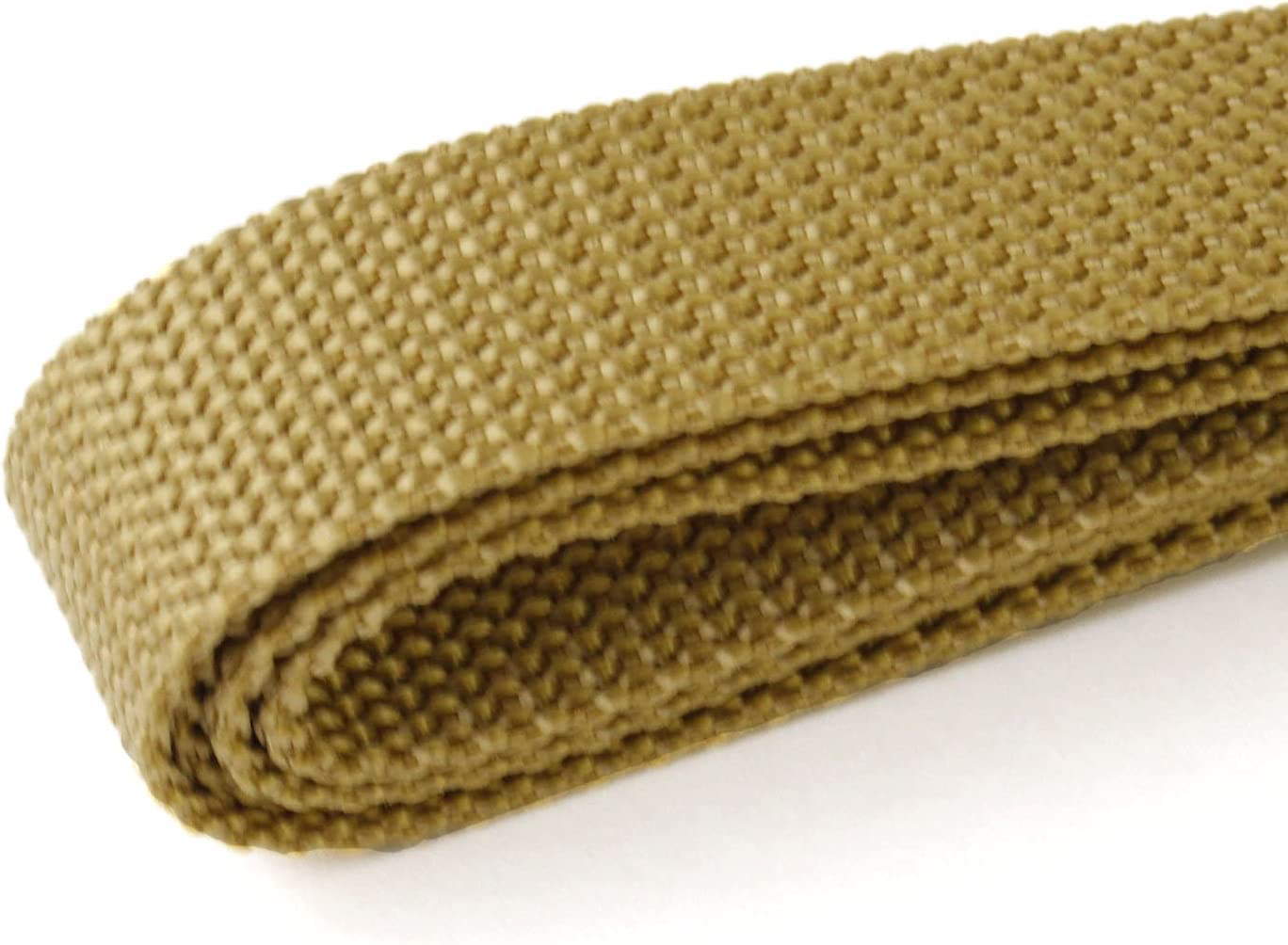 日本紐釦貿易 カラフルポリテープ 30㎜巾 2.4m 金茶MHP30-387-47 (ご注文単位1巻)【直送品】