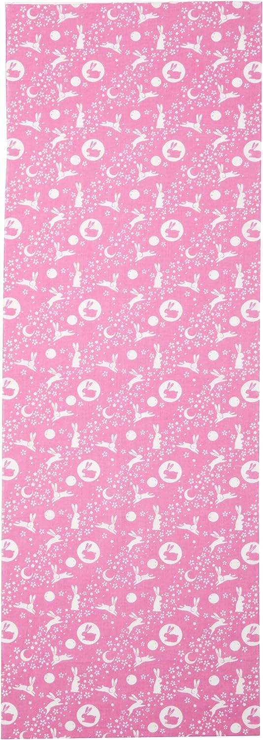 日本紐釦貿易 小紋手ぬぐい うさぎ 33×90cm MYM93192 （ご注文単位1枚）【直送品】