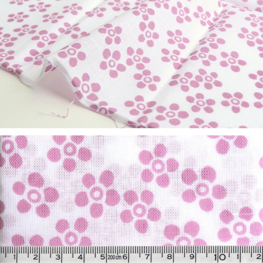 日本紐釦貿易 小絞手ぬぐい 小花ピンク 33×90cm MYM33238 (ご注文単位1枚)【直送品】