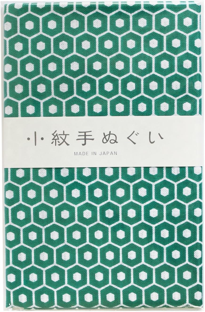 日本紐釦貿易 小紋手ぬぐい 亀甲 33×90cm MYM33465 （ご注文単位1枚）【直送品】