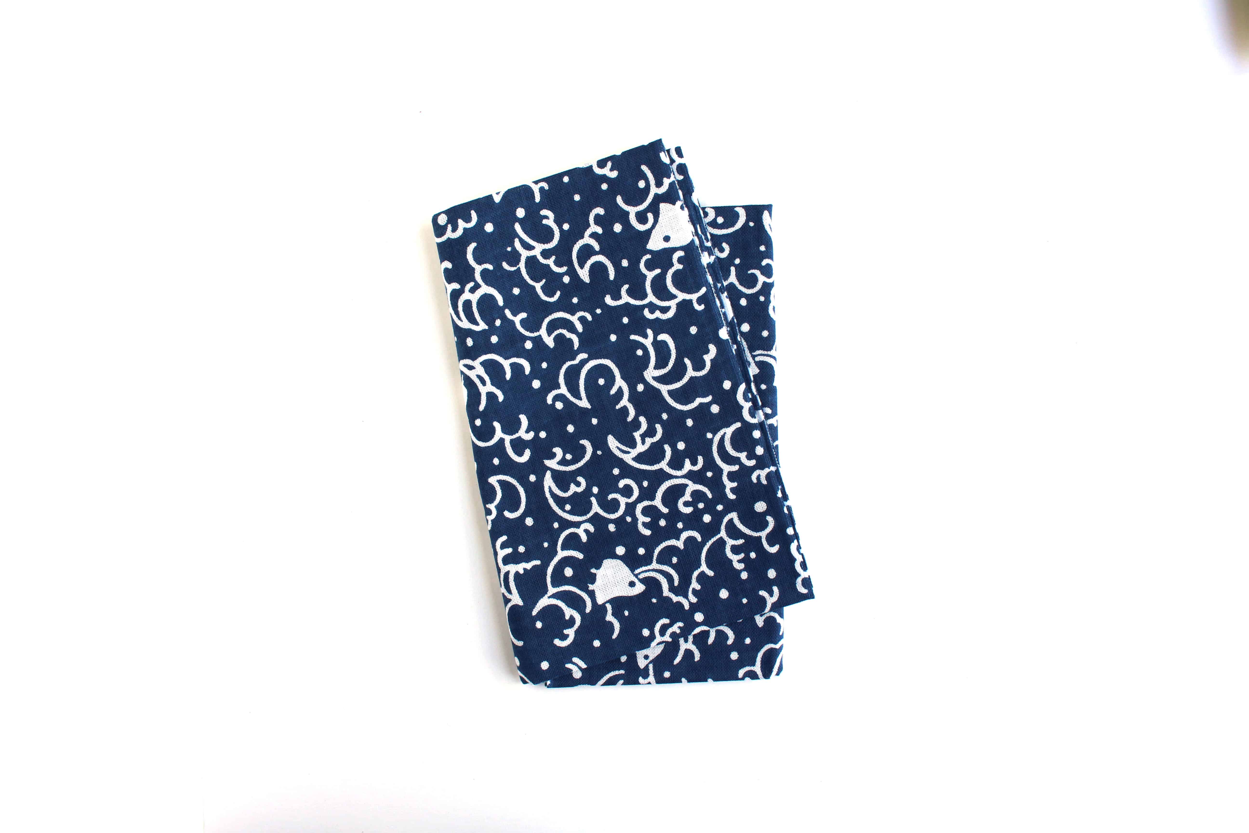 日本紐釦貿易 小紋手ぬぐい 33cmx90cm ちどり MYM33214 （ご注文単位1枚）【直送品】