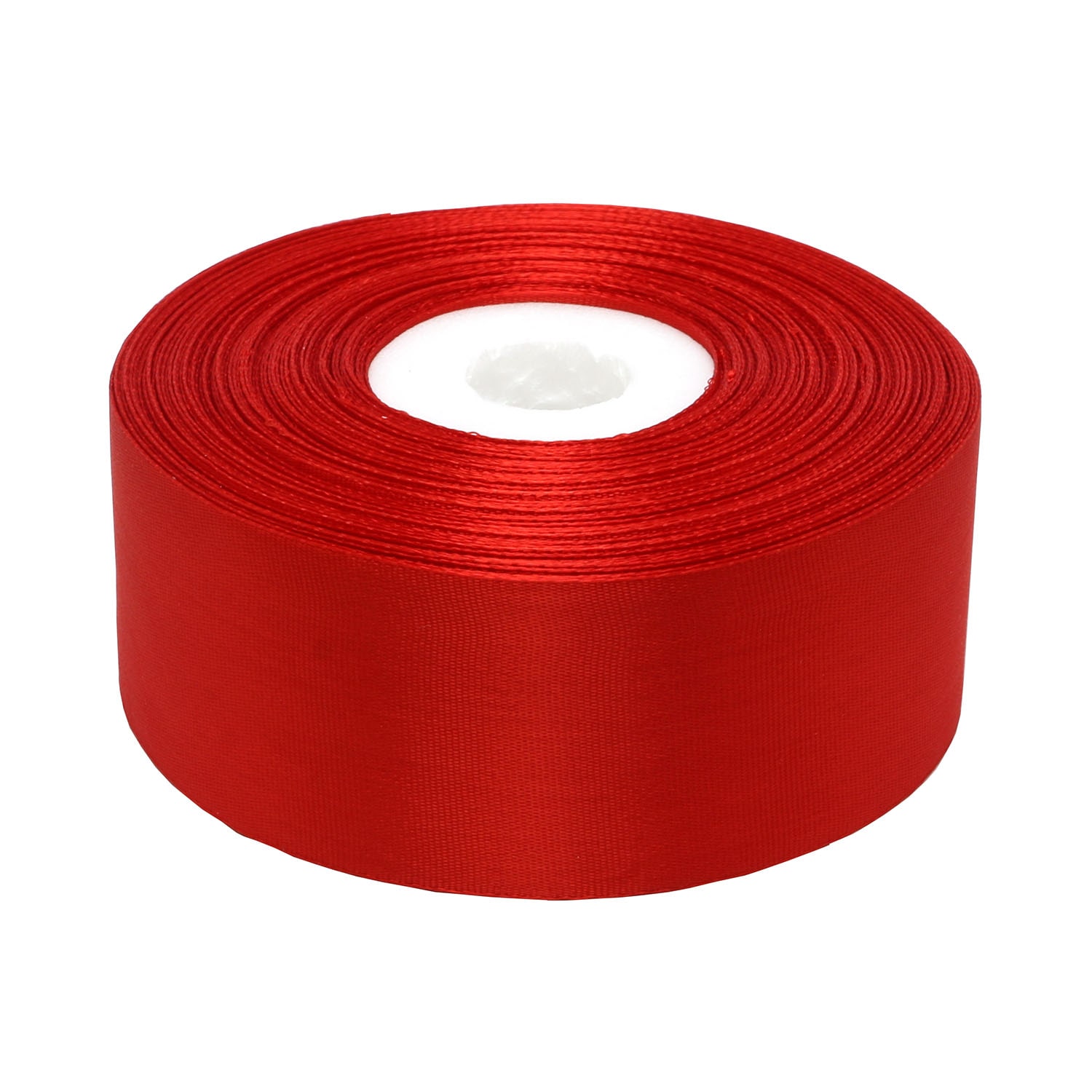 日本紐釦貿易 カラーリボン 巾36mm×29m お徳用5反 カラー/赤 (ご注文単位1セット)【直送品】