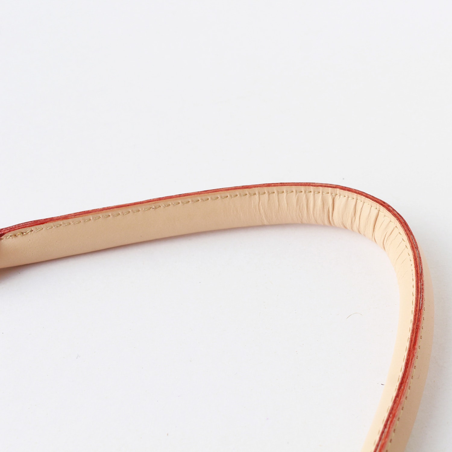 日本紐釦貿易 最高級ヌメ革ハンドル 約40cm ベージュ KT97G-E (ご注文単位1組)【直送品】